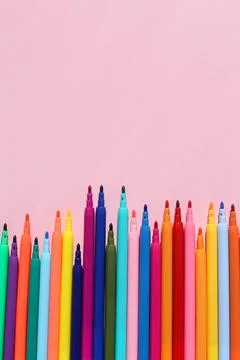 Felt-tip pens Foto stock