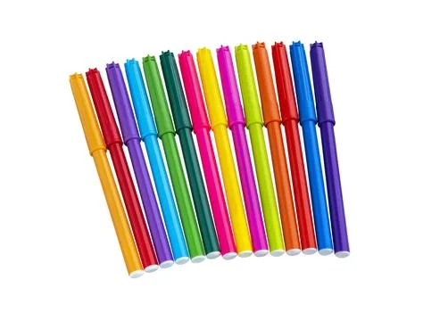 Felt Tip Pens. Stock Photos