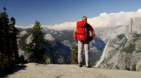 Female achieving her ambitions Stock Footage