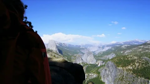 Female achieving her ambitions Stock Footage
