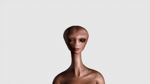 Female Alien Character Animation in 3d | Stock Video | Pond5