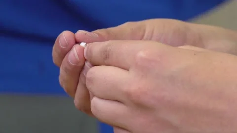 Female apprentice crimping electrical connector Stock Footage 237316106