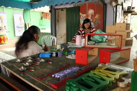 Female Artisans Stock Photos