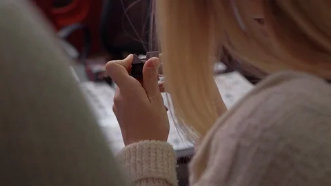 Female assembles a puzzle or conundrum, intellectual abilities, thinking test Video stock 102436630