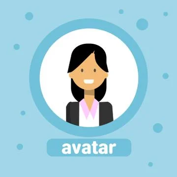 Default Female Avatar Profile Icon, Social Media Chatting Online