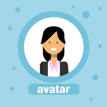 Happy girl avatar funny child profile picture Vector Image