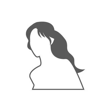Female avatar Illustrazione stock