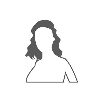 Female avatar Illustrazione stock