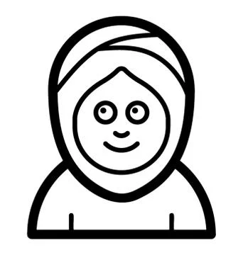 Female Avatar Vector Stock Illustration