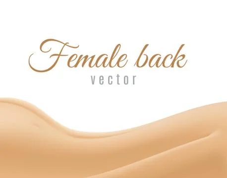 Female back Stock Illustration