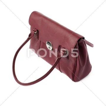Female bag isolated over the white background Stock Photos