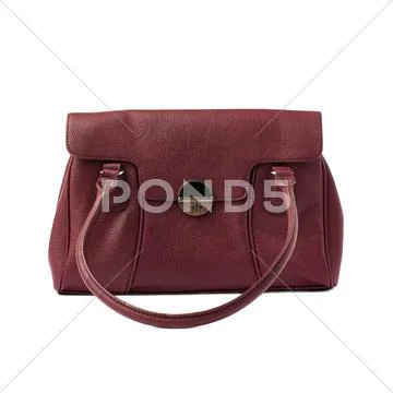 Female bag isolated over the white background Stock Photos