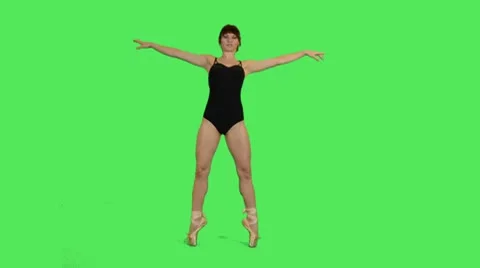 Female Ballet Dancer Stock Footage 8998497