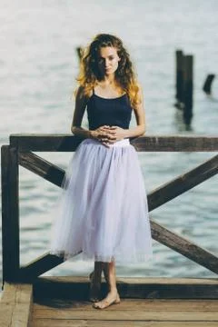 Female ballet dancer Stock Photos