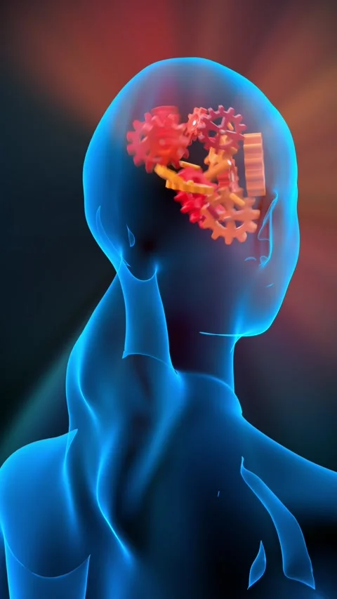  female body, 3D computer video Stock Footage 310323813