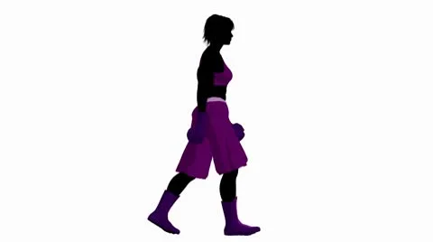 Female boxer Stock Footage 8916636