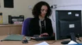 Female busy at work HD Footage