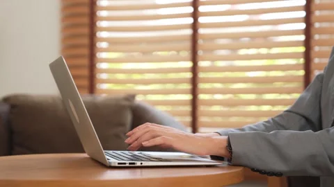 Female call center operator or customer service helpdesk staff. Blithe Stock Footage 258603427