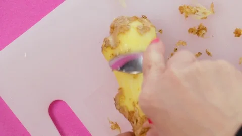 Female Cleans Ginger Stock Footage 87957278