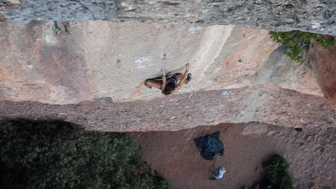 Female climber 11 Stock Footage 252126102