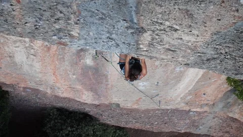 Female climber 17 Stock Footage 252126135