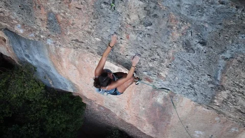 Female climber 20 Stock Footage 252126152
