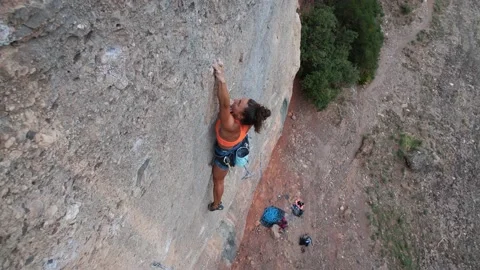 Female climber 4K 스톡 동영상 209280833