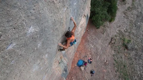 Female climber 4K 스톡 동영상 209281147