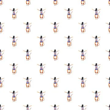 Female climber training pattern for active lifestyle Stock Illustration