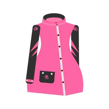 Female coat Stock Illustration