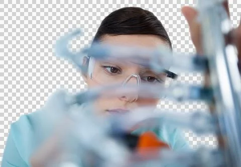 Female computer engineer repairing computer motherboard Stock Photos