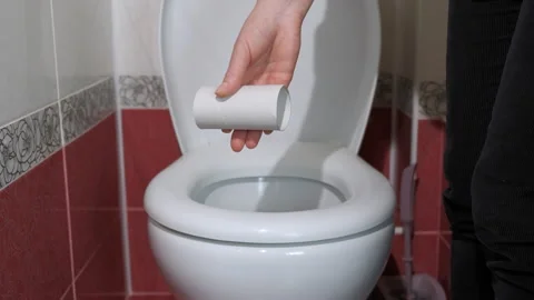 Female with constipation hemorrhoids in bath Stock Footage 295894441