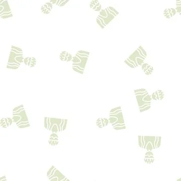 Female cyclist glyph seamless pattern Stock Illustration