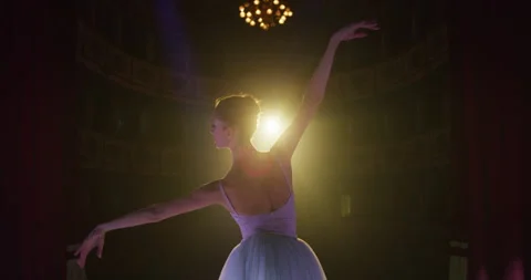 Female Dancer in Ballet Show Stock Footage 241237270