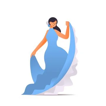 Female dancer dressed in eastern style sport girl doing dancing exercises Illustrazione stock