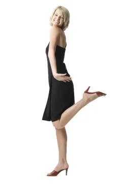 Female dancing Foto stock