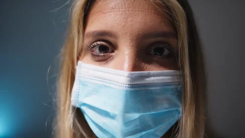 Female dentist looks into the camera Stock Footage 253207528