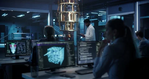 Female Developer Working on AI Model on Computer Stock Footage 318965431