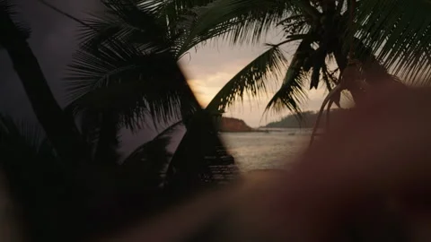 Female developer working on laptop by the ocean. Young woman freelancer coding Stock Footage 242403909