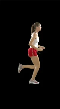 Female Distance Runner 库存影片 79890