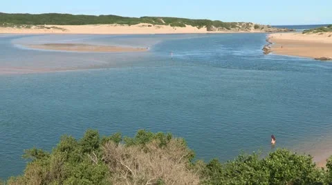 Female dives into river Stock Footage 11135145