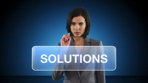 Female Entrepreneur Looking For Solutions Stock Footage 72484438