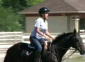 Female Equestrian Student Footage
