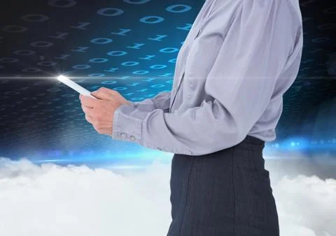 Female executive using digital tablet 스톡 사진