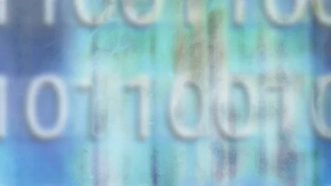 Female eye and binary digits Stock Footage 101818699