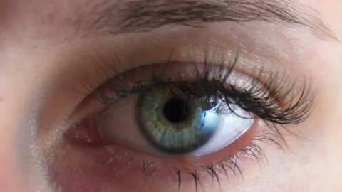 Female eye closeup Stock Footage 100911785