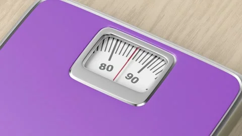 Kitchen Scales. Close-up. Meat Weighing Process in a Restaurant Stock Video  - Video of holding, weight: 259724787