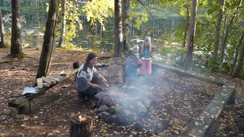 Female friends cooking traditional Stock Video Pond5