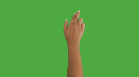 A female hand doing touch screen gestures, click to select Stock Footage 34027252