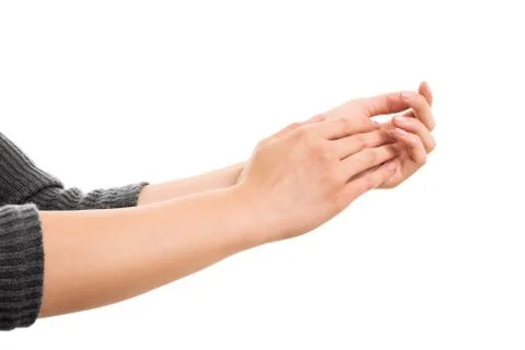 Female hands clapping Stock Photos